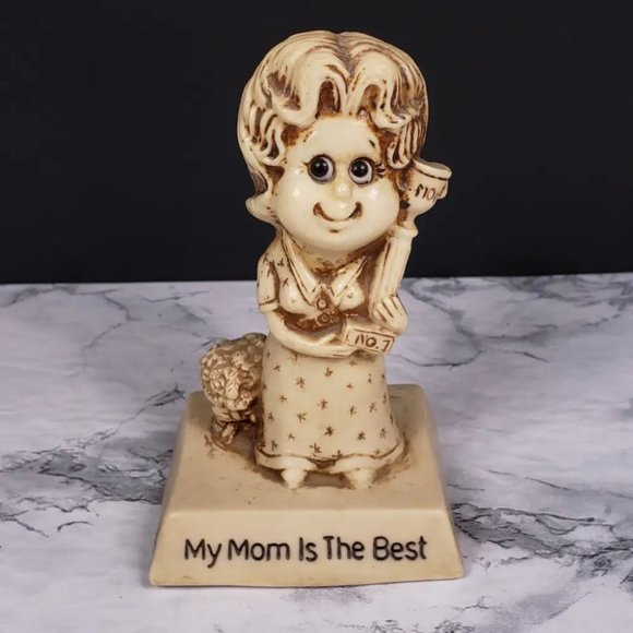 Russ Berries My Mom Is The Best Figurine Vintage - Picture 8 of 8